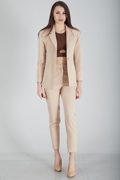 Feminist Stone Women's Classic Collar Jacket Suit 0106309