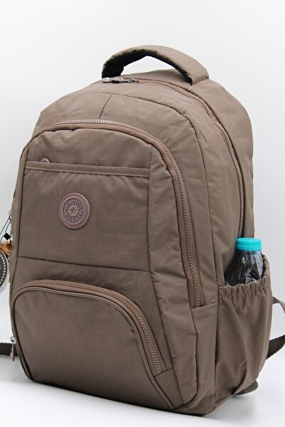 Bevitton Water Resistant Fabric Multi-Compartment Backpack Mink Backpack 2000