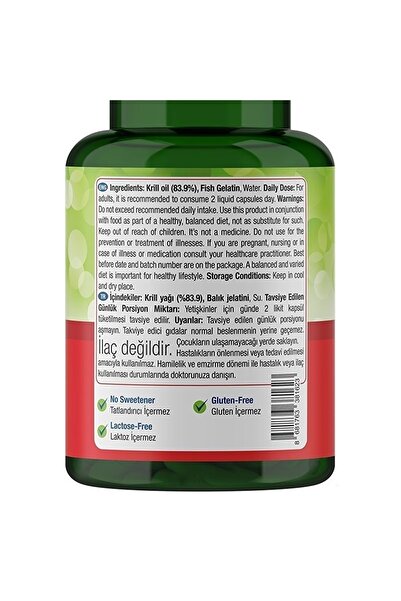 Nature's Supreme Krill Oil 30 Kapsül - Aromasız