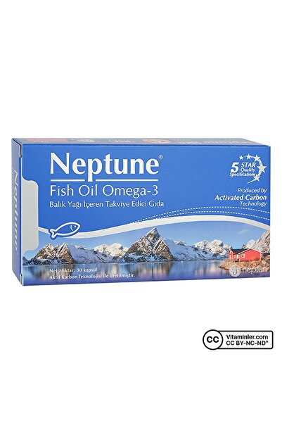 Neptune Omega-3 Balık Yağı 30 Kapsül