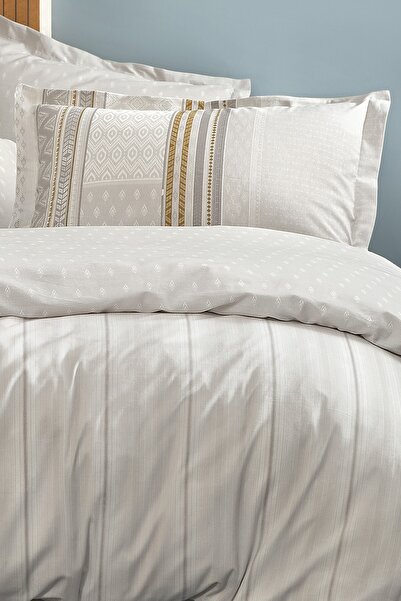 Yataş Pamena Ranforce Tek Kişilik Nevresim Takımı - Gri