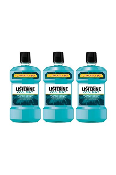 Listerine Cool Mint 1000 Ml X 3