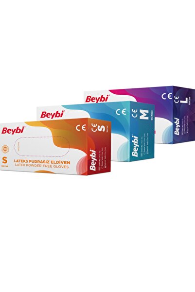 Beybi Pudrasız Lateks Eldiven Small Beden