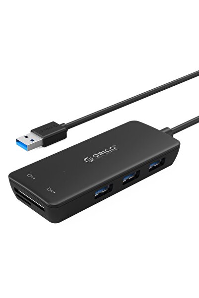 Orico H3ts 3 Port Usb3.0 Sd Ve Micro Sd Kart Okuyuculu Çoklayıcı, Hub