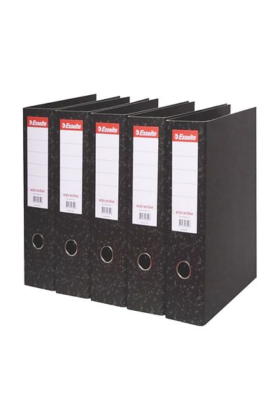 Esselte 9950 Cardboard Archive Folder Black