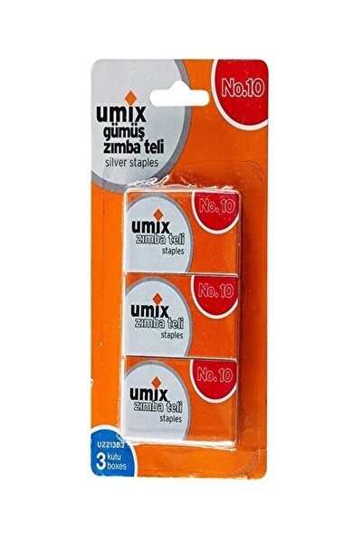 Umix Zımba Teli No:10 Gümüş 3'lü Paket