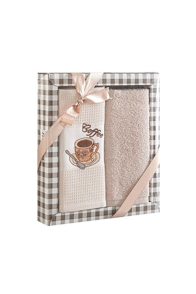 Kardelen Cotton Embroidered Water Absorbent Kitchen Dried Cloth