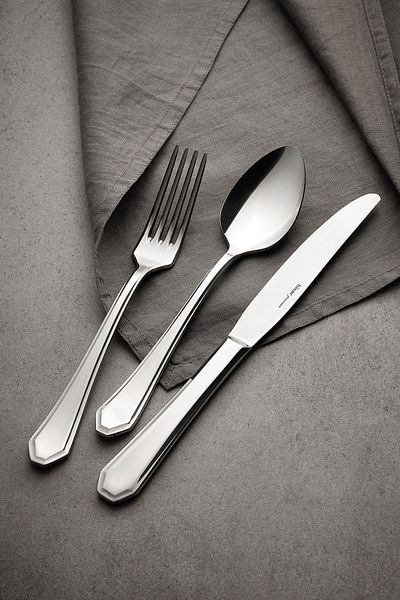 Hisar Riva 30 Piece Fork Spoon Knife Set
