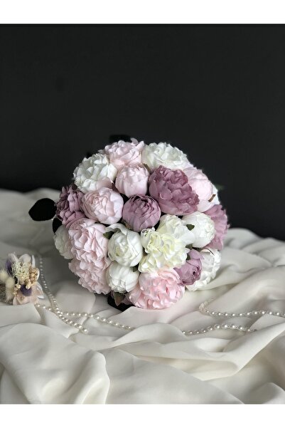 Luvienn Yeni Sezon Renkli Erengül Gelin Buketi-gelin Çiçeği-damat Yaka Çiçeği...