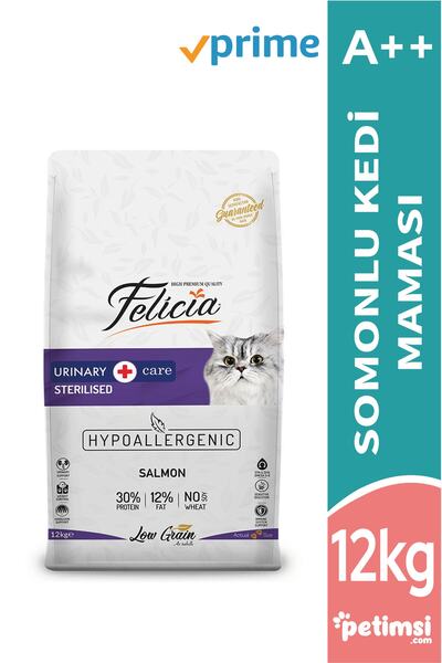 Felicia Hypo-allergenic Üriner Sağlığı Için Somonlu Düşük Tahıllı Kısırlaştır...
