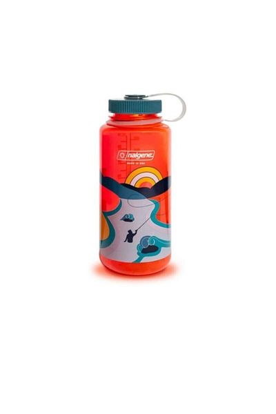 NALGENE 32oz Wm Retro Pomegranate Tritan Water Bottle - Plastic