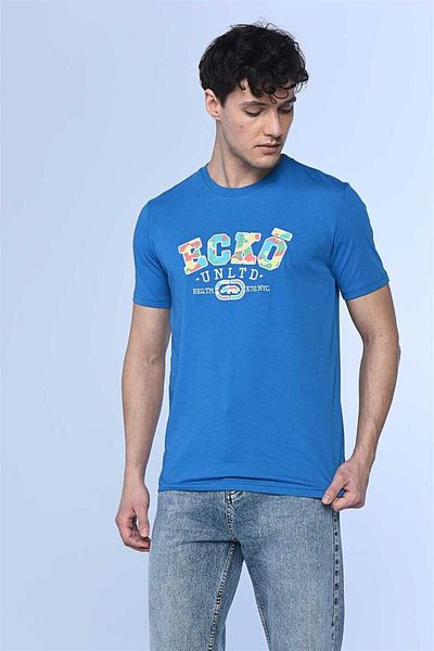 ECKO UNLTD Ανδρικό μπλουζάκι με λαιμόκοψη Pınk