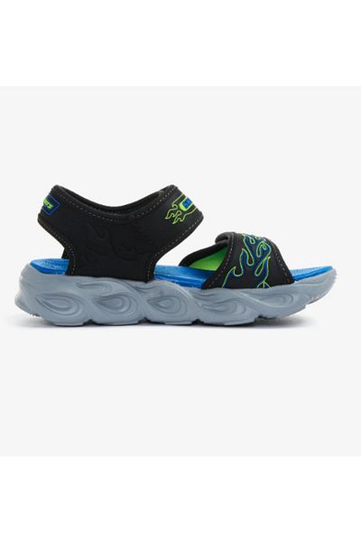 SKECHERS Sandalette - Schwarz - Flacher Absatz