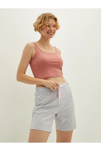 LC Waikiki Pantaloni de pijama de damă uni cu talie elastică