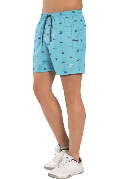 Crozwise Men's Swim Shorts Sea Shorts Turquoise Shorts Men