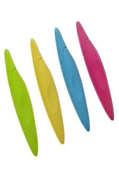 Umix Y-plus Dart Ergonomic Eraser 4 Pieces Mixed Color