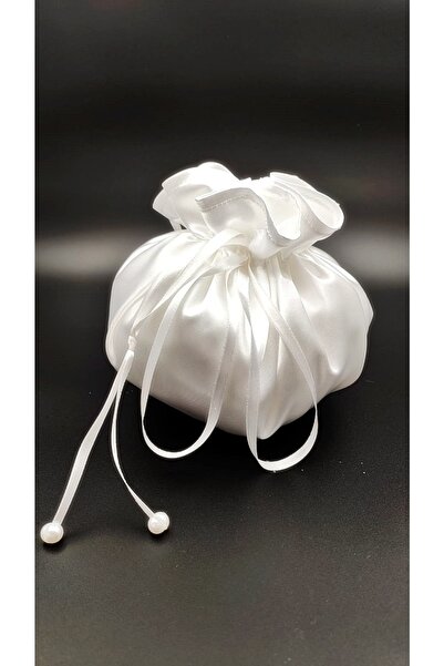 SCKN Aksesuar Saten Gelin Takı Kesesi