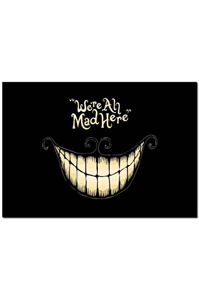 Cakatablo Η Αλίκη στη Χώρα των Θαυμάτων: Ασπρόμαυρη Χαμογελαστή Γάτα (Εικόνα ...