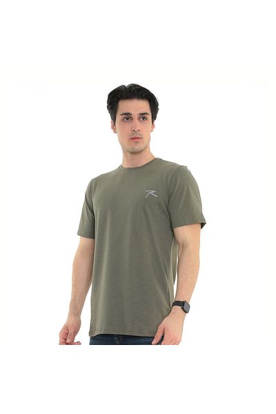 raru Tricou kaki pentru bărbați - Model Gravıs