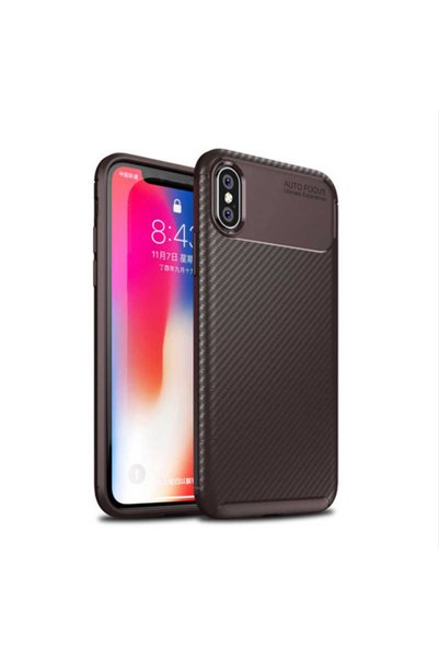 hzrteknoloji Compatible Case for Apple iPhone XS Max 6.5 Carbon Designed Slim...