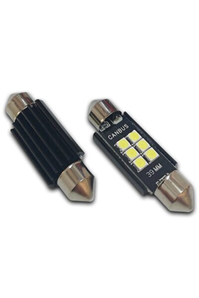 ERAKS CAR ACCESORIES 39 Mm Canbus Sofit Led Ampul Süper Beyaz 6 Smd Parlak Be...