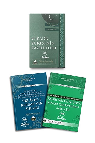 Cübbeli Ahmet Hoca Yayıncılık Kadir Gecesi Kitap Seti 3 Kitap