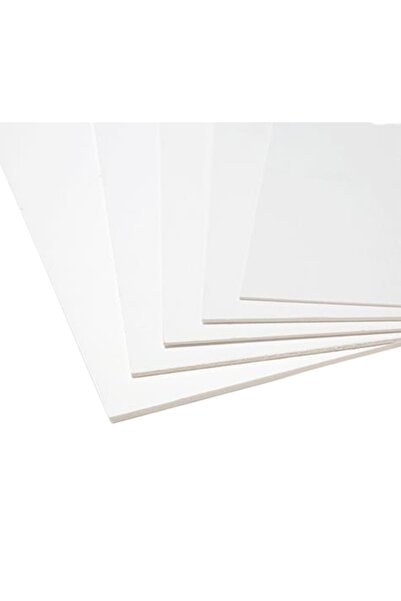 krckıraç A4 (21cmx30cm) 10 Adet 2.5mm Kalınlık Beyaz Dekota Levha Foreks Make...