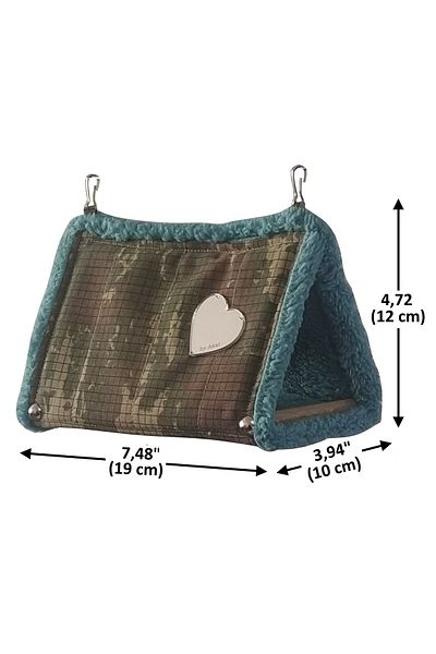 Akat Cosy Small Size Camouflage Parrot Hammock - Forpus, Sevda, Cennet...