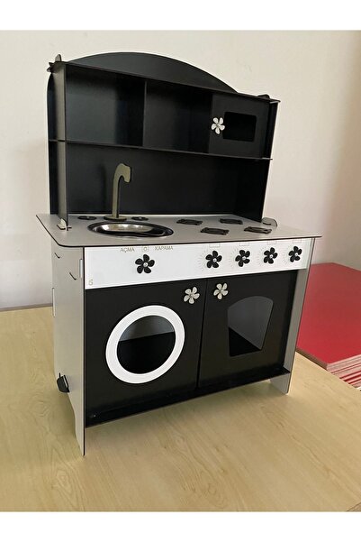 bahadır grup Ahşap Oyuncak Mutfak 3mm Siyah