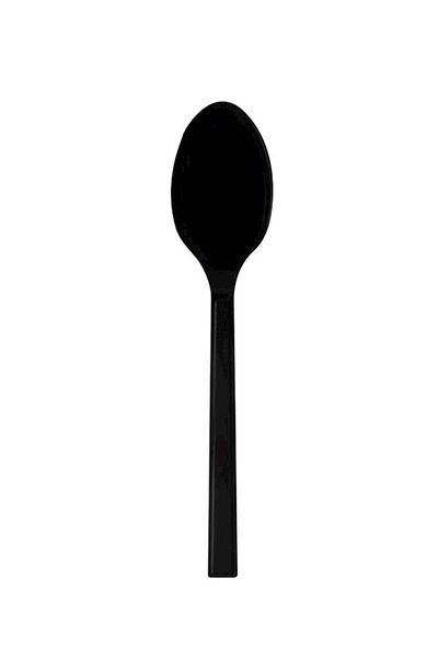 Armax Black Luxury Plastic Fork and Spoon Set, 200 Pieces