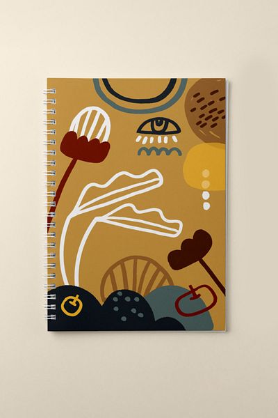 CoNotes 3-Piece Spiral Unlined Notebook Set - The Eyes Series A5 (15X21CM)