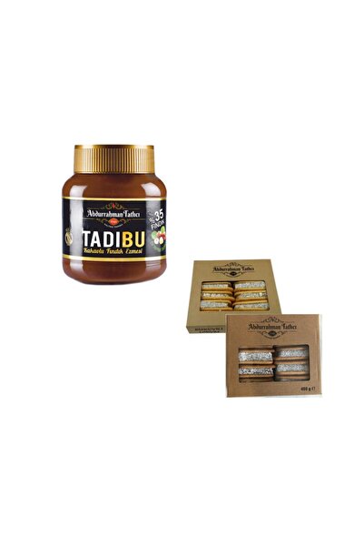 Abdurrahman Tatlıcı Tadıbu Kakaolu Fındık Ezmesi 330gr + Finger Bisküvili Lok...