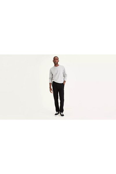 Dockers Ανδρικό παντελόνι Slim Fit Skinny Leg Normal Waist Μαύρο A1419-0002