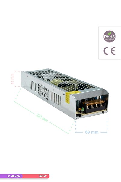 ACK Led Trafosu 30 Amper 360w