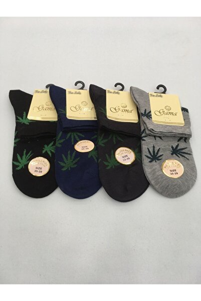 Gama Çorap 4 броя тънки летни ботуши с полуяка, изработени от мерсеризиран 100% естествен найлон без длани