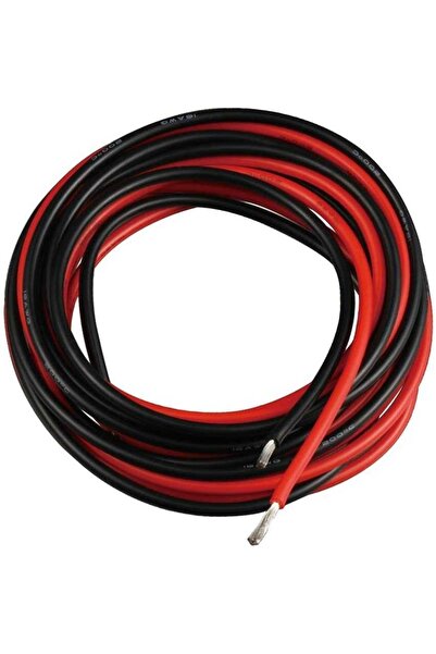 China Robotistan 16 Awg 1 Metre Siyah Ve Kırmızı Silikon Kablo