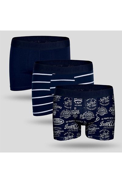 John Frank Campus Men's Triple Boxer