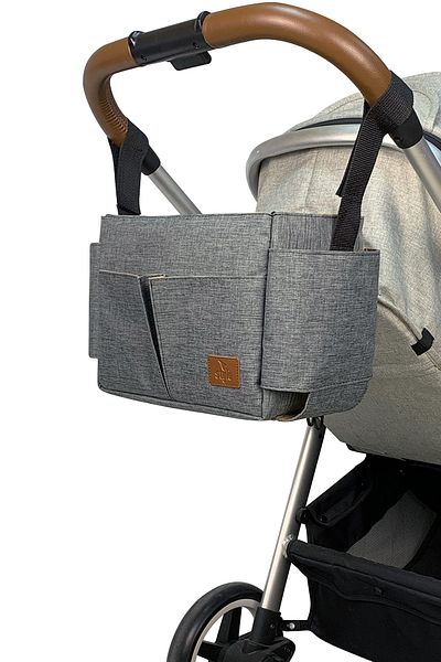 Stylo Jogging Baby Stroller And Organizer Bag -grey