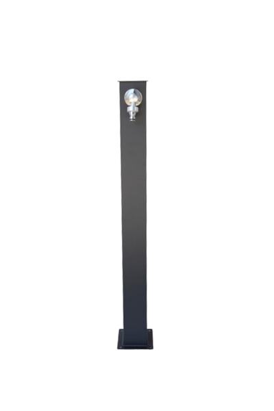 Via Gardenia Kare Bahçe Çeşmesi Antrasit 8*15*86cm
