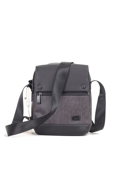 CACTİVE Large Size Men's Postman Shoulder Bag Poly Fabric 8625 Black