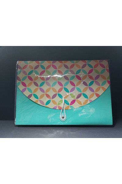 SEYFİKİRTASİYE 13 Compartments Patterned Plastic Gusseted File