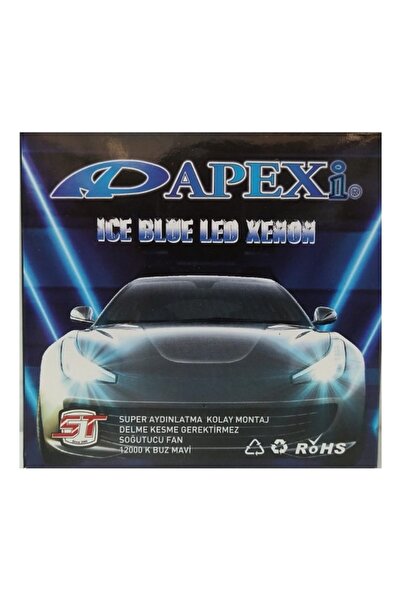APEXİ Zenon H1 Led Xenon-şimşek Etkili-10800 Lm 6000k- Yüksek Aydınlatma Gücü