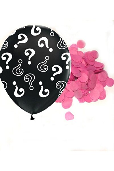 BEST PARTİ DOĞUM GÜNÜ PARTİ SÜSLERİ Baby Girl Pink Confetti Gender Reveal Bal...