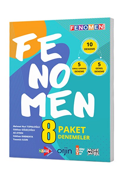 fenomen okul Fenomen Yayınları 8 Sınıf Fenomen Genel Deneme Tüm Dersler Lgs