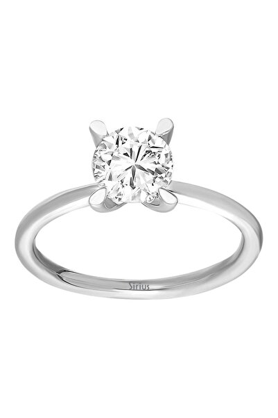 Sirius Pırlanta F Renk 1,01 Karat Pırlanta Tektaş Yüzük HRD Sertifikalı