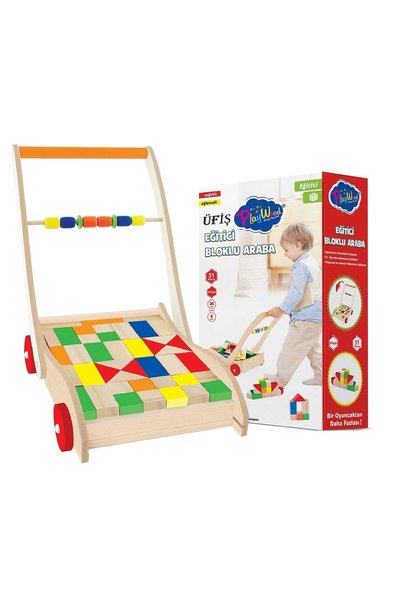 Jaju Baby Playwood Wooden Educational Blocky My Llk Car