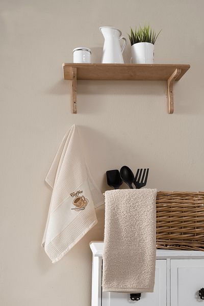 Kardelen Cotton Embroidered Water Absorbent Kitchen Dried Cloth