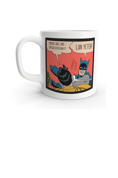 Rock'n Fox Samsak Döveci Robin Slap Humorous Mug