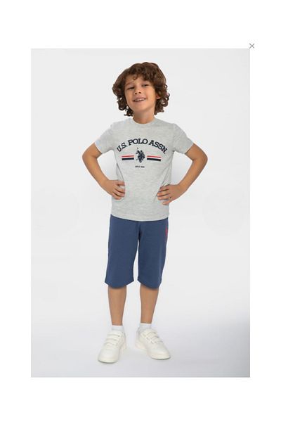 U.S. Polo Assn. Boy's Crew Neck Capri Suit