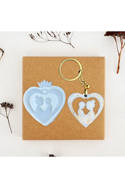 cnk craft shop Epoksi Reçine Kolye Anahtarlık Epoksi Kalıbı, Epoksi Kalıp Cank Silikon Kalıp N1